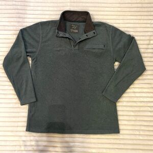 Free Fly Men's Green Fleece Pullover